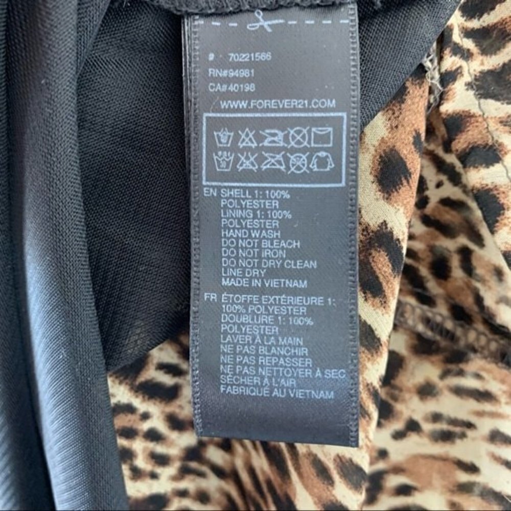Forever 21 Strapless Leopard Print Maxi Dress - Brown, Black - Picture 8 of 8